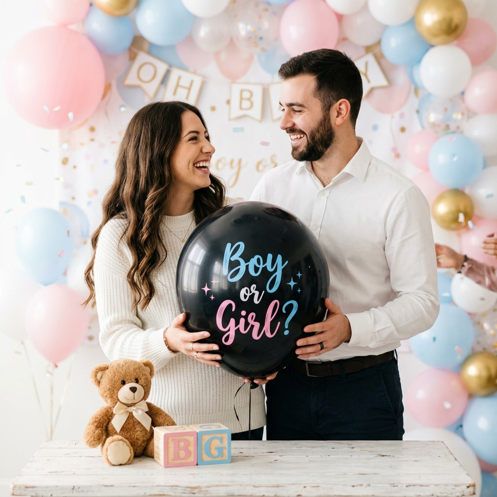Gender Reveal Couple